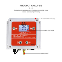 Gonfleur de pneus en gros de haute qualité Gonfleur de pneus compatible avec l'azote Grand écran LCD rétro-éclairé Machine intelligente pour voiture