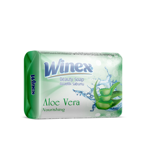 WINEX 60g Aloe Vera Beauty <b>Soap</b> <b>Paper</b> Wrapped Moisturizing Nourishing Hand Wash No Harsh Chemicals Body Cleanser 72 Pcs Bulk - Product Image 1