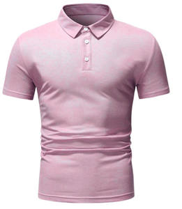 Polo para hombre de manga corta, tejido transpirable, diseño liso, logotipo personalizado e impresión. - Product Image 5