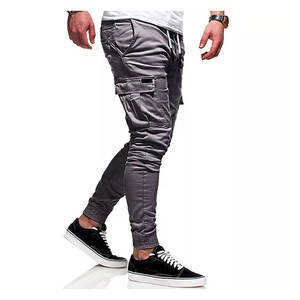 Custom <b>Men's</b> Casual High Waist Printed Heavyweight Breathable Eco-Friendly <b>Loose</b> <b>Fit</b> Cotton Wide Leg Oversized Sweatpants - Product Image 5