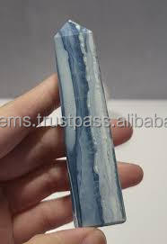 Owyhee bleu opale tour sculpté cristal obélisque pierre précieuse métaphysique naturelle de haute qualité pour REIKI guérison méditation Feng Shui - Product Image 3