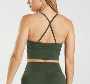 High Quality Women's Active Workout Yoga <b>Sports</b> <b>Bra</b> Set-Breathable Eco-Friendly Spandex/Nylon Customizable Printed Top <b>Bra</b> for - Product Image 6