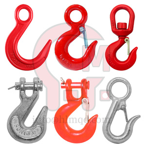 Crochets de préhension à étrier HLM Série complète, en acier allié G70/G80/G100, zingués jaune, types ouverts/à clipser/autobloquants pour la quincaillerie, OEM personnalisé - Product Image 3