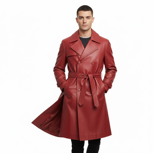 Abrigo de Cuero para Hombre, Proveedor de Fábrica OEM, Venta al por Mayor, Hecho a Medida, Abrigo de Moda Regular, Ropa de Invierno, Diseño Elegante, Algodón - Product Image 6