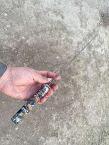 Cuchillo de Camping de Acero de Damasco y Cobre con Mango de Aluminio, Cuchilla Afilada para Cortar Pechuga de Res y Pan - Product Image 2