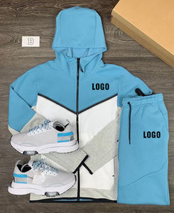 Chándal Deportivo de Felpa Técnica Personalizado con Logotipo 2025, Venta al por Mayor 1:1, Chándal para Hombre, Talla Grande, Otoño, con Cremallera, Alta Calidad - Product Image 2