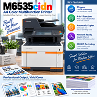 Imprimante multifonction couleur A4 d'occasion M6535cidn, 35 ppm, recto-verso, réseau, copieur, scanner, fax, machine de bureau, Chine