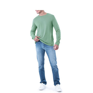 Marque privée T-shirt en coton et polyester Vêtements de mode décontractés simples en vrac OEM - Product Image 3