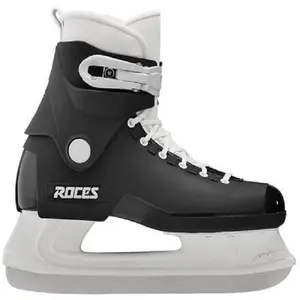 รองเท้าสเก็ตน้ำแข็ง,รองเท้าสเก็ตน้ำแข็งสำหรับกิจกรรมลานสเก็ตน้ำแข็งสีฟ้าทนทาน