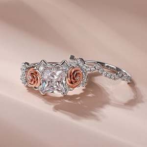 แหวนเงินแท้ทรงเจ้าหญิงกุหลาบ Jeulia True Love - เครื่องประดับชั้นดี - Product Image 5