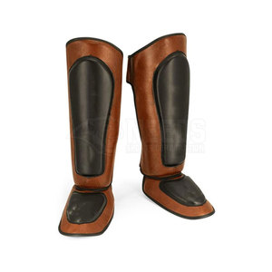 Espinillera de cuero duradero de alta calidad de la mejor venta para entrenamiento de boxeo Logotipo personalizado Nueva llegada - Product Image 1