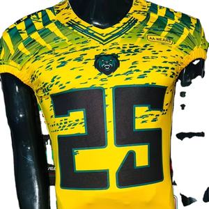 Fútbol americano Jersey fan Jersey padre sublimación tackle sarga bordado más tamaño soporte personalizado fabricantes de fábrica - Product Image 1