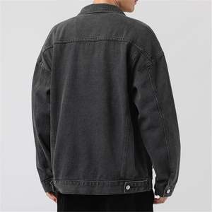 Chaqueta vaquera personalizada al por mayor de fábrica de alta calidad, ropa de hombre, chaqueta vaquera informal deportiva para hombre - Product Image 3