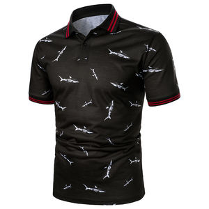 Vente en gros de polo d'été en coton grande taille pour hommes, respirant, design unique, tenue décontracté de golf par sublimation, techniques imprimées - Product Image 2