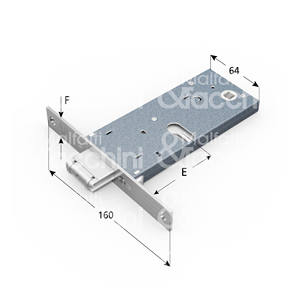 BAND LOCK Rodillo ajustable 2 vueltas Cilindro ovalado delantero de acero inoxidable No incluido Modelo 15918 - Product Image 1