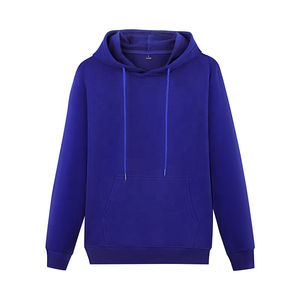 Fournisseurs de gros de 300g pour hommes, sweats à capuche décontractés en coton de qualité supérieure avec design en strass et logo personnalisé. - Product Image 3