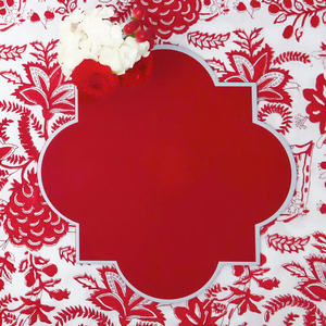 New Design Natural Handmade <b>Red</b> Lacquer <b>Placemat</b> for Home Decoration Made in Vietnam with Best Quality - Product Image 5