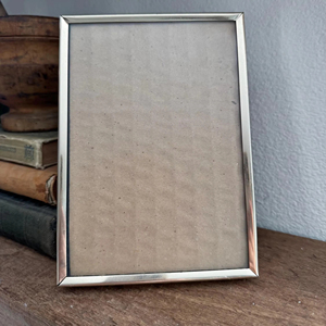 Classic Silver Metal Photo <b>Frame</b> Clean and Simple Design Ideal <b>for</b> <b>Living</b> <b>Room</b> Bedroom Office Decor or Gift Purposes - Product Image 1