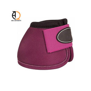High Quality Horse Bell Boots <b>Foam</b>-<b>padded</b> Horse Riding bell boots satin lining Hoof Overreach Boots Equestrian equipment - Product Image 5