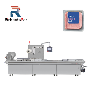 Machine à sceller les plateaux ronds MAP Thermoformage Machine à emballer en atmosphère modifiée Viande Fromage - Product Image 6