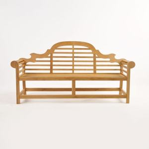 Banc de jardin en teck pour l'extérieur, avec structure en teck massif et finition en bois naturel - Product Image 6