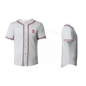 Jersey de béisbol de secado rápido de alta calidad personalizado al por mayor transpirable nuevo diseño ropa de Softbol - Product Image 4