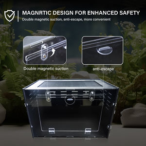 Anpassbare PVC Gecko Cage House Tall <span class=keywords><strong>Vivarium</strong></span> für Reptilien Acryl Gecko Tank zum Verkauf Andere Haustier produkte - Product Image 3