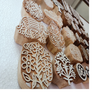 Mini blocs d'impression au henné en bois sur mesure, idéaux pour les concepteurs de henné et adaptés à la revente - Product Image 6