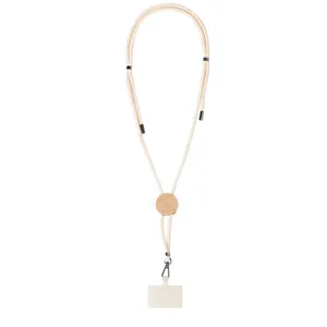 Lanyard Promozionale Sostenibile con Supporto Reuter - Product Image 2