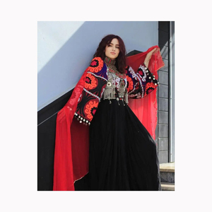 Lanzamiento de nuevo diseñador Party Wear Look Fancy Top Dupatta y vestido largo inferior completamente cosido Traje de trabajo de secuencia hermosa - Product Image 1
