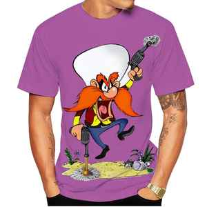 Camiseta de Hombre, Talla Grande, Manga Corta, Cuello Redondo, 100% Poliéster, Transpirable, Estilo Casual, con Estampado por Sublimación, para Verano - Product Image 2