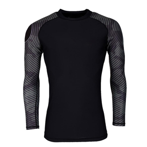 Best Quality Custom Short Sleeve Rash Guard Long Length Breathable Spandex Fabric Sublimation Design Create Your Own <b>Surf</b> MMA - Product Image 6