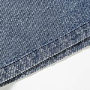 กางเกงขาสั้นผ้ายีนส์ฤดูร้อนของผู้ชายกางเกงขาสั้นผ้ายีนส์ขากว้างสีน้ำเงินแฟชั่นสตรีทสบายๆทุกวันพอดีหลวมและสบาย - Product Image 4