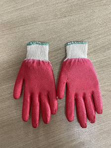 Gants de travail de sécurité vietnamiens en caoutchouc anti-coupure et antidérapants, semi-revêtement en latex, réutilisables, en coton, pour la protection des mains lors du jardinage - Product Image 6