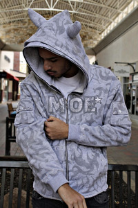 Sweat-shirts à capuche pour hommes avec fermeture éclair intégrale et strass, impression personnalisée sur toute la surface, streetwear, sweat-shirt à capuche tendance, fournisseur OEM - Product Image 3