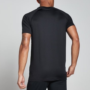T-shirts de sport pour hommes à manches courtes, respirants, à séchage rapide, anti-froissement, coupe régulière, en polyester/coton, personnalisés 2025 - Product Image 4