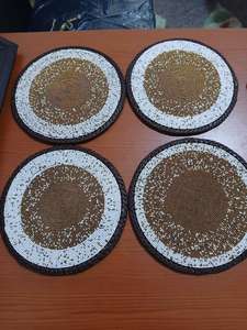 3 pcs <b>Beaded</b> table <b>placemats</b> - Product Image 2