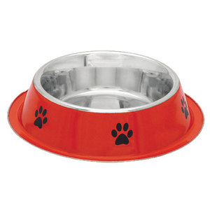 Alimentador Acero Inoxidable Modelo Huellas Rojas-Talla L - Product Image 1
