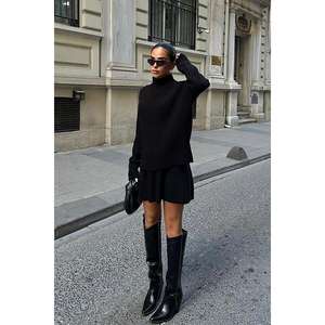 Ensemble de chandails pour femmes Ivan 9495-09, col montant côtelé, ensemble en tricot - Product Image 6