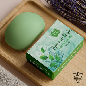 Wholesale High-End Recycled Soap <b>Packaging</b> Box Custom <b>Designed</b> Eco-Friendly Coated Paper Folders for Cosmetics Essential Oils - Product Image 4