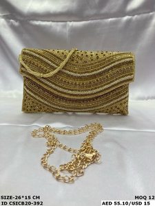 Elegant Handmade Ethnic Bridal <b>Clutch</b> Perfect for <b>Weddings</b>, Festive Parties & Evening Gatherings - Product Image 5