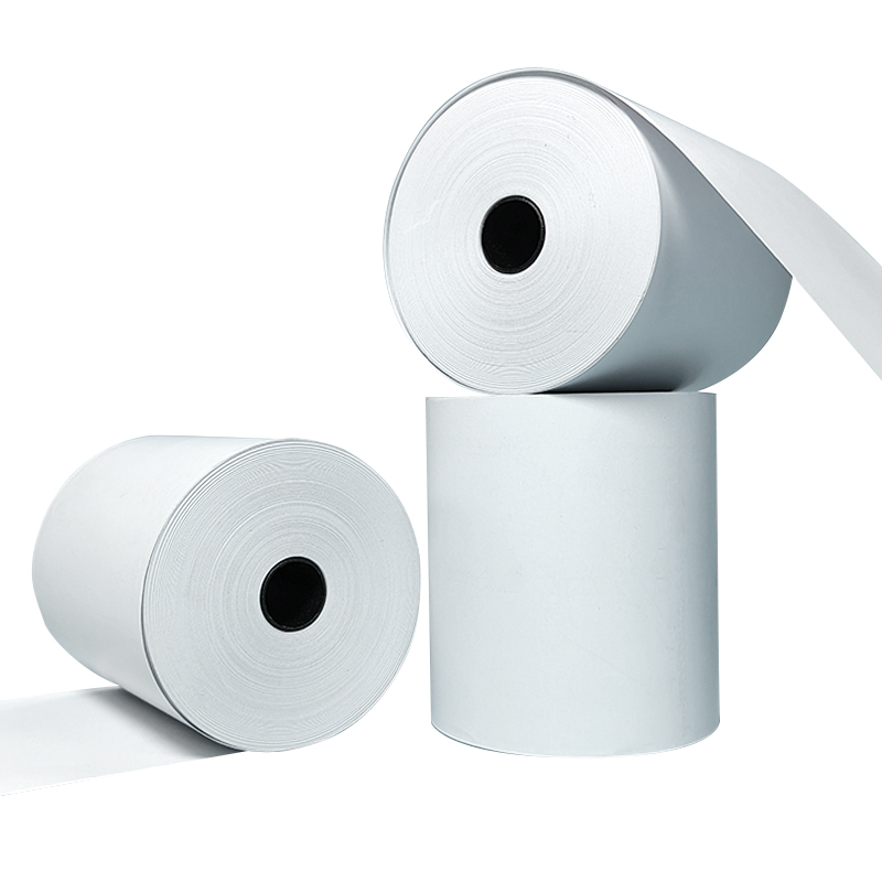 Free Design Custom Double Sided Coated Paper Full Color Printing on Kraft Paper Cardboard Thermal Print Paper Roll With Logo