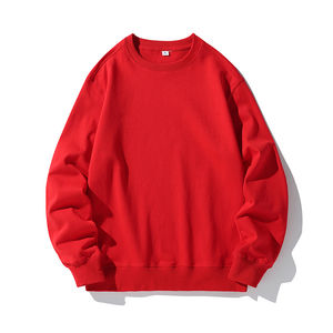 Nouveau unisexe Vintage à capuche 100% coton français éponge solide motif acide lavage Anti-rétrécissement col rond sweat pour hommes pour l'hiver - Product Image 4