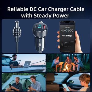 ที่ชาร์จในรถยนต์ Starlink Mini, สายไฟจุดบุหรี่แบบดิจิตอลพร้อมหน้าจอแสดงผล, สายเคเบิลกันน้ำ DC 5521 สำหรับรถบ้าน - Product Image 5