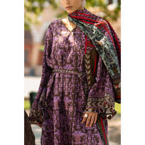 Conjunto de traje Khaddar estampado de 3 piezas para mujer con dupatta K-52044 - Product Image 5
