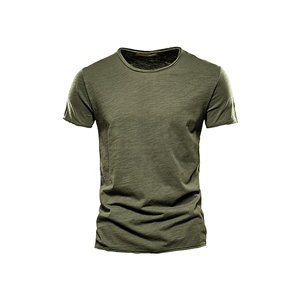 Camiseta con serigrafía personalizada de algodón 100% de peso pesado para hombre, marca personalizada de alta calidad, talla grande, en blanco, directo a Bangladesh - Product Image 5