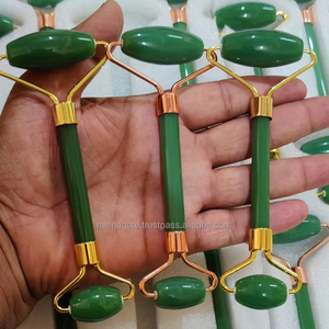 Precio al por mayor Cristal natural Gua Sha Rodillos de masaje Cara pulida Rejuvenecedor Reafirmante Piedra preciosa Feng Shui Amor curativo - Product Image 3