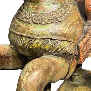 Estatua de Pegaso Alado de Estilo Tradicional, Diseño Animal, Estatua de Pegaso con Alas de Madera - Product Image 6