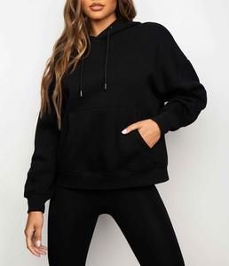 Personalizado de gran tamaño más sudaderas con capucha de las mujeres y sudaderas 3D Puff Imprimir Sudaderas con capucha y pantalones de chándal Jogger Set Fabricante - Product Image 3