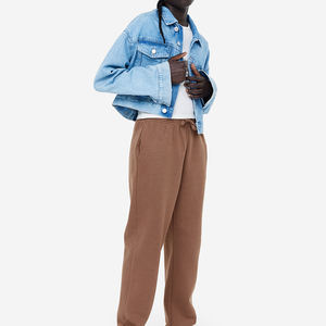 Pantalones Jogger de alta calidad para mujer con múltiples bolsillos Nueva moda Color sólido Entrenamiento Top Estilo frontal plano - Product Image 6